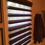 black pirouette blinds