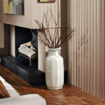 vertical blinds with custom interior design