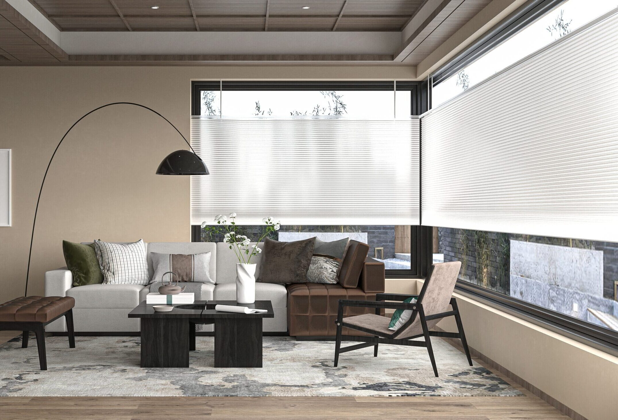 pleated shades
