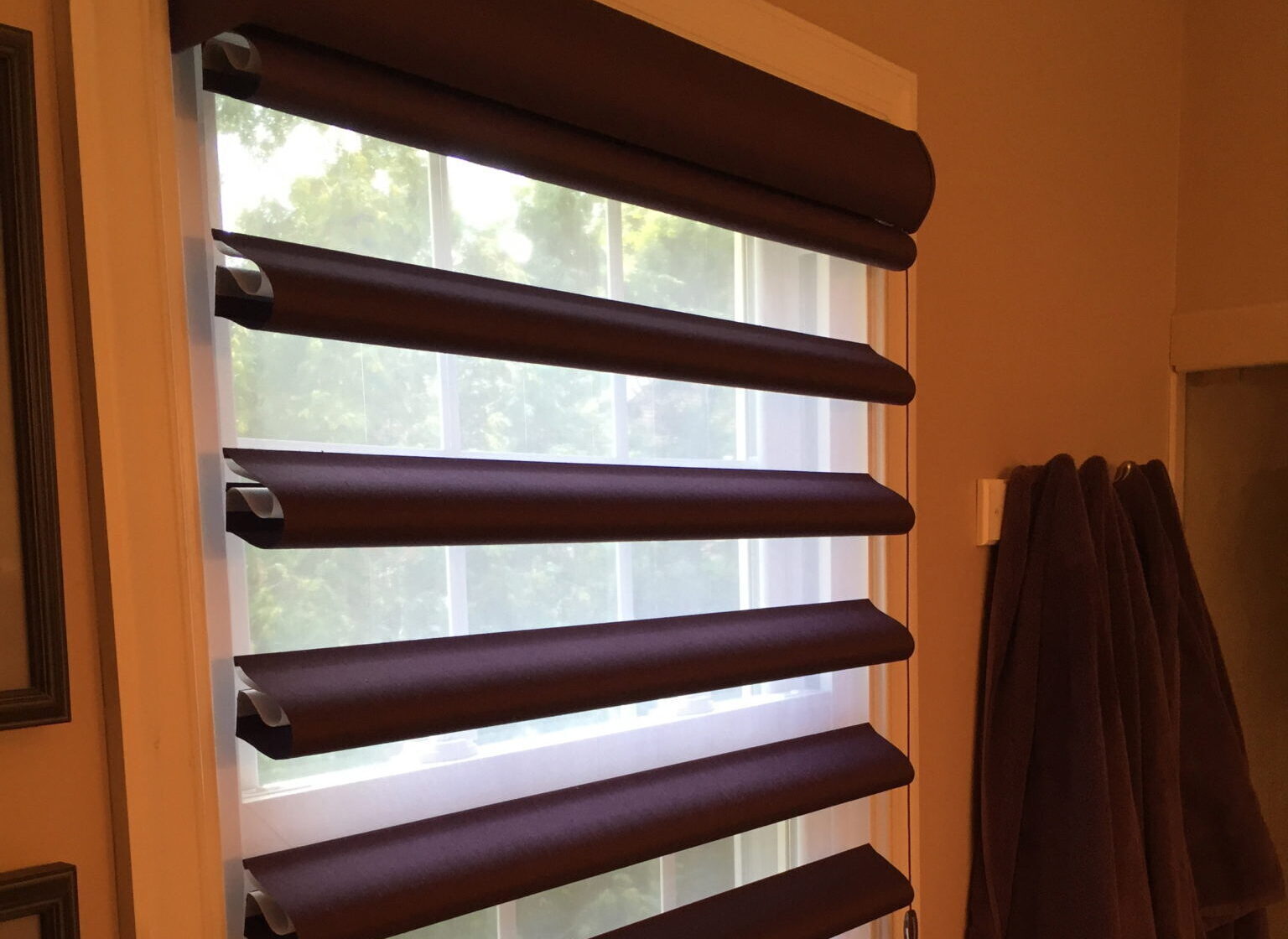 open blinds